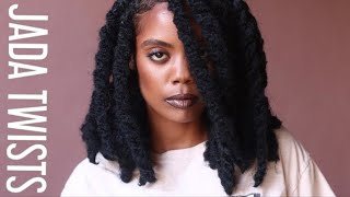 'SET IT OFF' Jumbo Twists | Short Bob On Long Natural Hair | How To