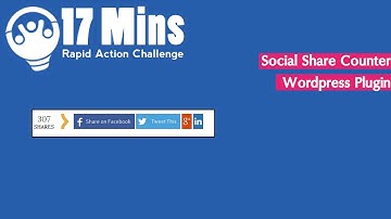 Adding Social Share Counters to my Posts like Mashable [Rapid Action Challenge]