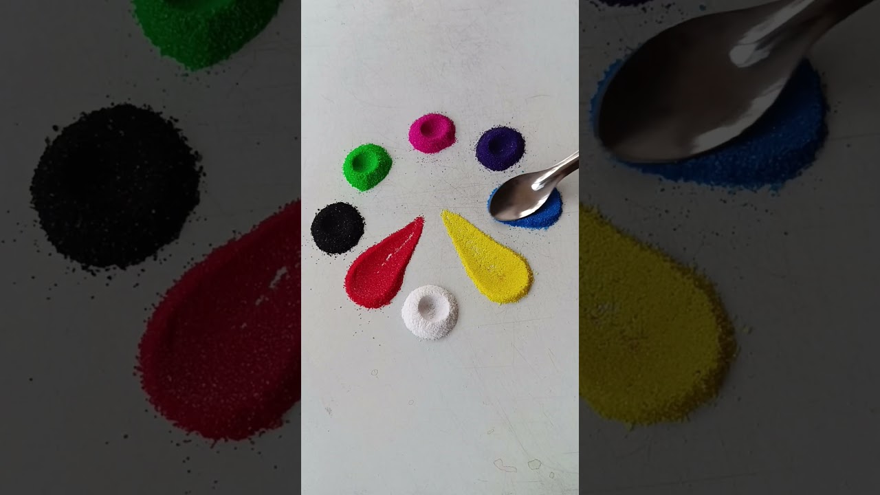 simple Rangoli, satisfying rangoli, Easy rangsatisfying 