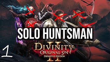 BG3 PRO Attempts Divinity Original Sin 2 HONOUR MODE SOLO - Archer Part 1