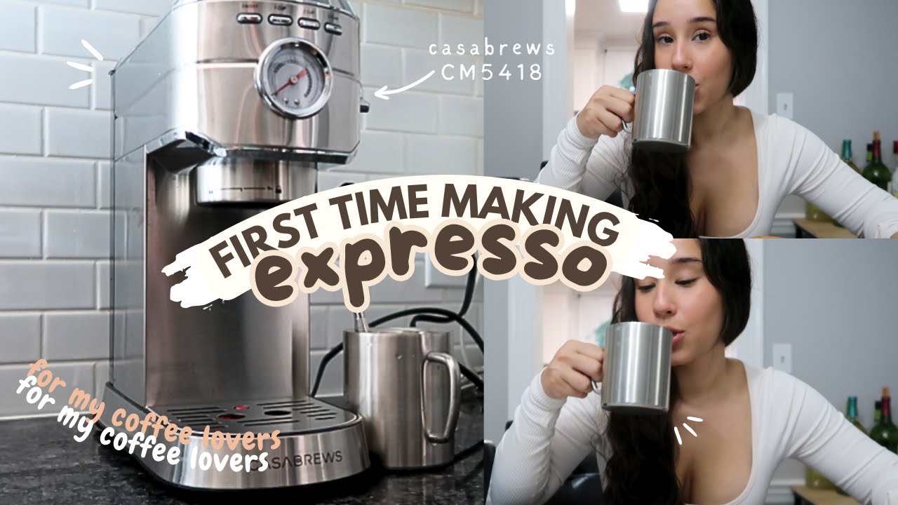 Review of the Casabrews Espresso Machine With Grinder - Delishably