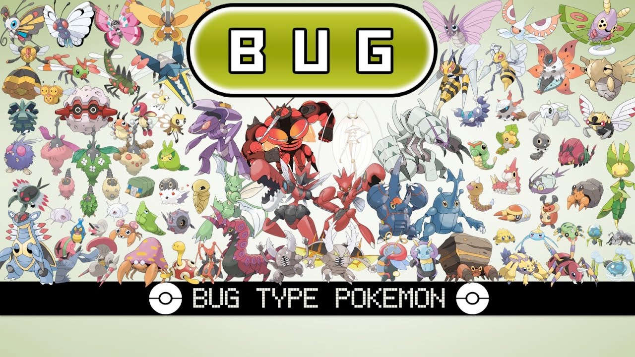 bug type pokemon list