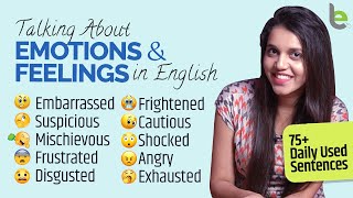 75 Daily Used English Speaking Sentences For Emotions & Feelings In Conversation | English In Hindi