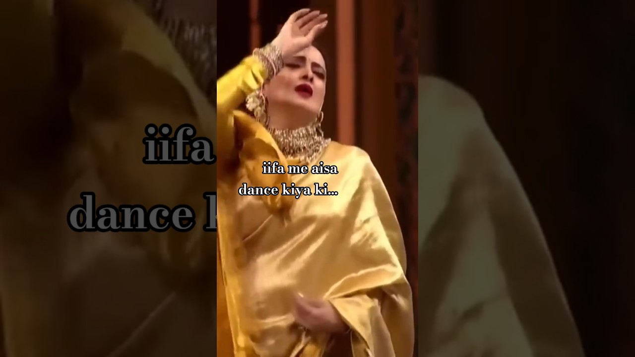 rekha IIFA dance performance 