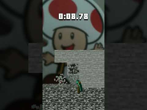 Toad plays minecraft effect