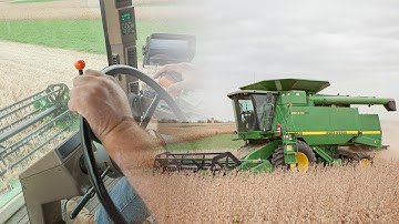 How To Operate a Combine (John Deere 9510)