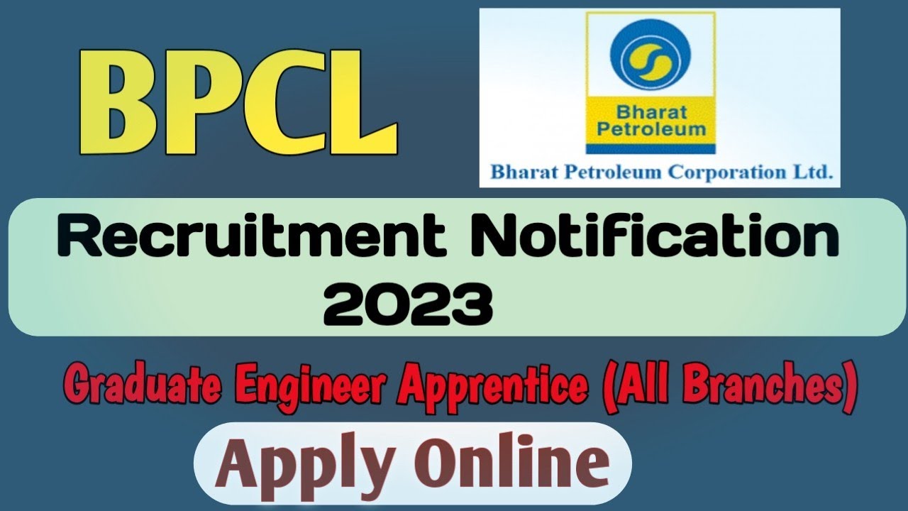 BPCL Graduate Apprentice 2023