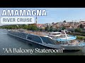 Inside a "Category AA Balcony" Stateroom on AmaMagna | River Cruise Room Tour