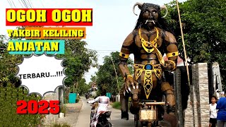 Ogoh ogoh takbir around Anjatan village 1 Syawal 1446H 2025