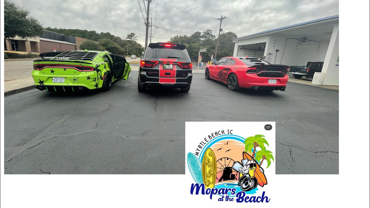 Mopars INVADE Myrtle beach dodgecharger dodgechallenger redeye 