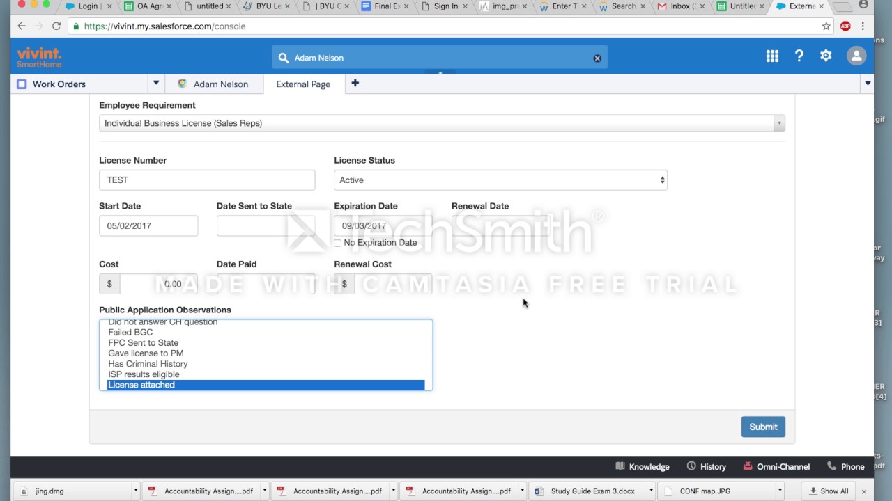 Adding Licenses To Salesforce