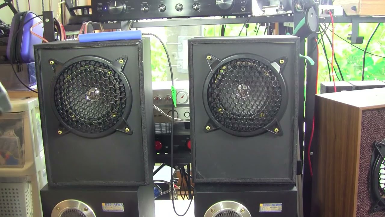 AIWA　ＳＸ－ＮＶ２１０の箱流用密閉スピーカー AIWA SX－NV210の箱流用密閉スピーカー☆ - YouTube