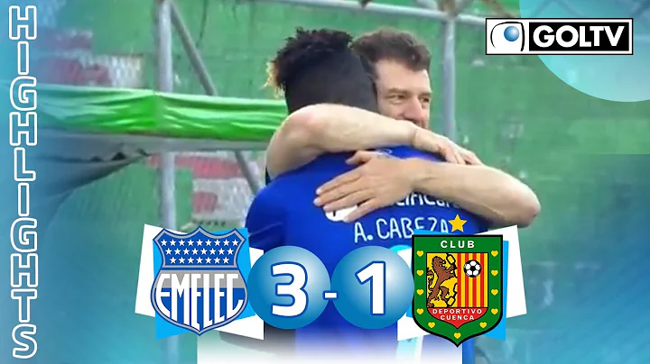 Emelec 3 - 1 Deportivo Cuenca | GOLES | Liga Pro Ecuador