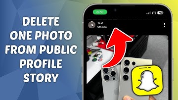 How to Delete One Photo from Story in Public Profile on Snapchat