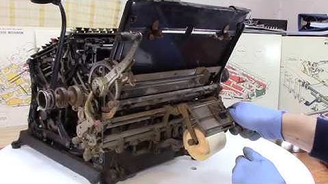 Burroughs Class 1 Adding Machine Eps. 2 Carriage Work & Machine Demos