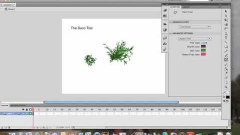 The Deco Tool in Flash