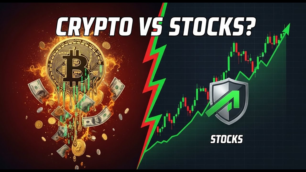 Акции против криптовалют для американских инвесторов (что на самом деле лучше в долгосрочной перс...