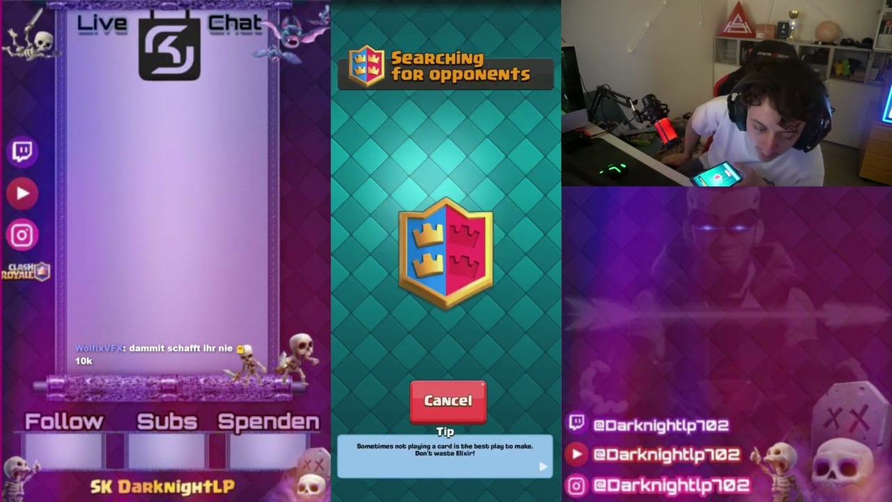 CR 2v2 Ranked Top10k Push #3 - Stream