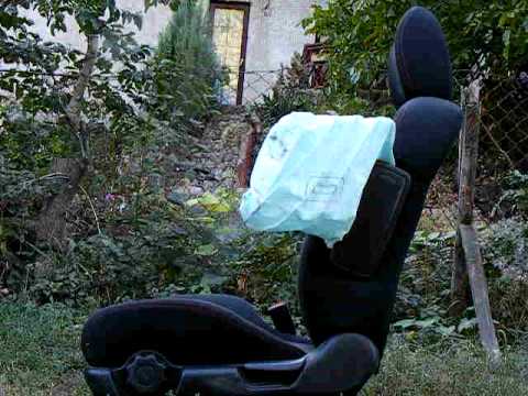 Honda Civic side airbag deployment - YouTube