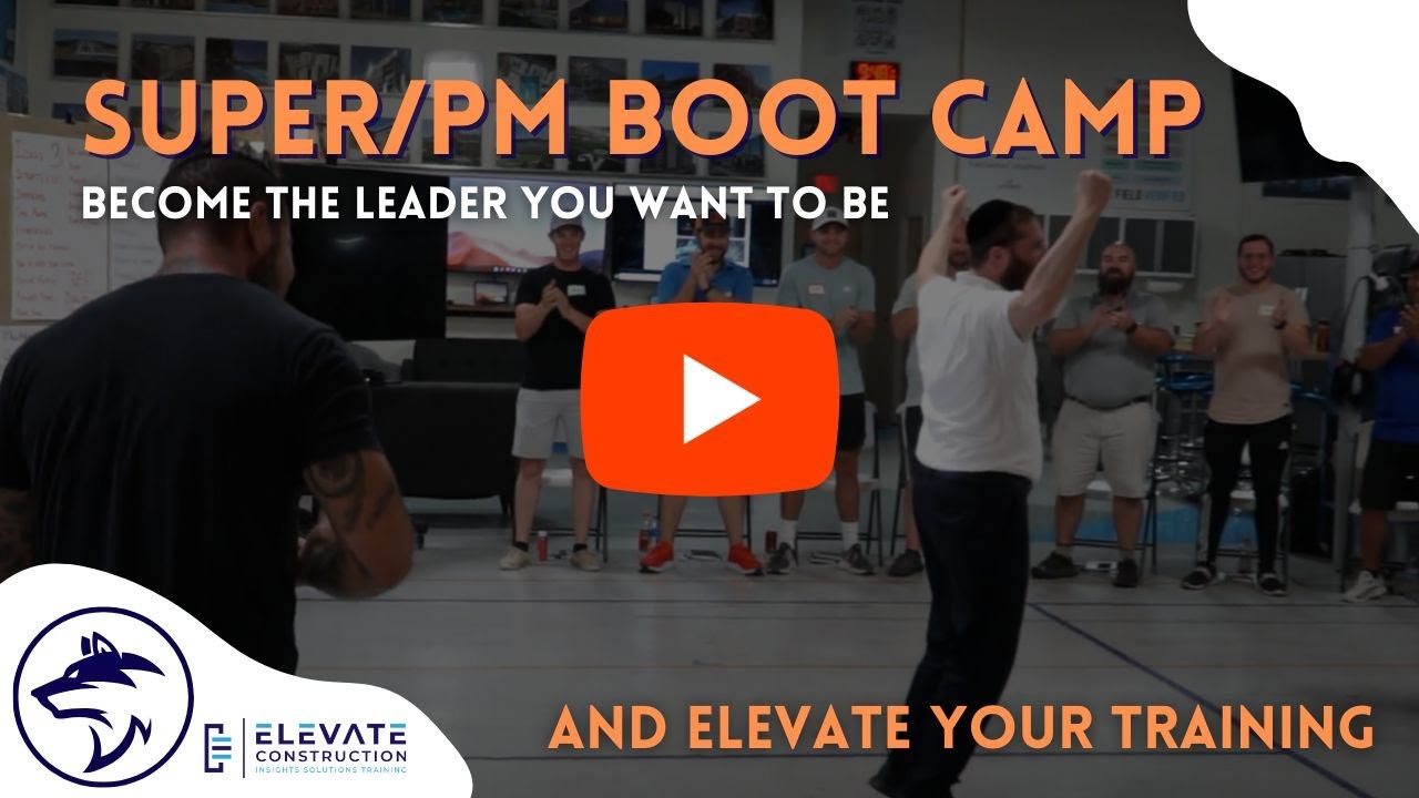 New Super/PM Boot Camp for Construction