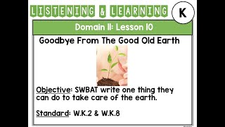 Listening & Learning: Domain 11: Lesson 10