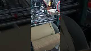 Envelope forming machine pocket envelope making machine with adhesive tape