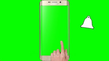 [ No copyright videos ] Green screen Hand, Mobile, subscribe, Bell intro | No copyright videos |