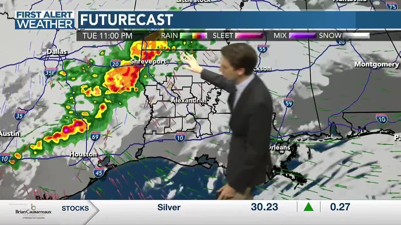 Jake's First Alert Forecast: Showers and Storms Expected Christmas Eve ...