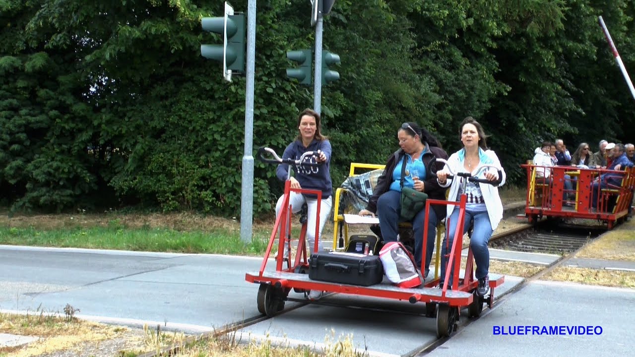 Draisine von Kleve nach Kranenburg 2015 Full HD