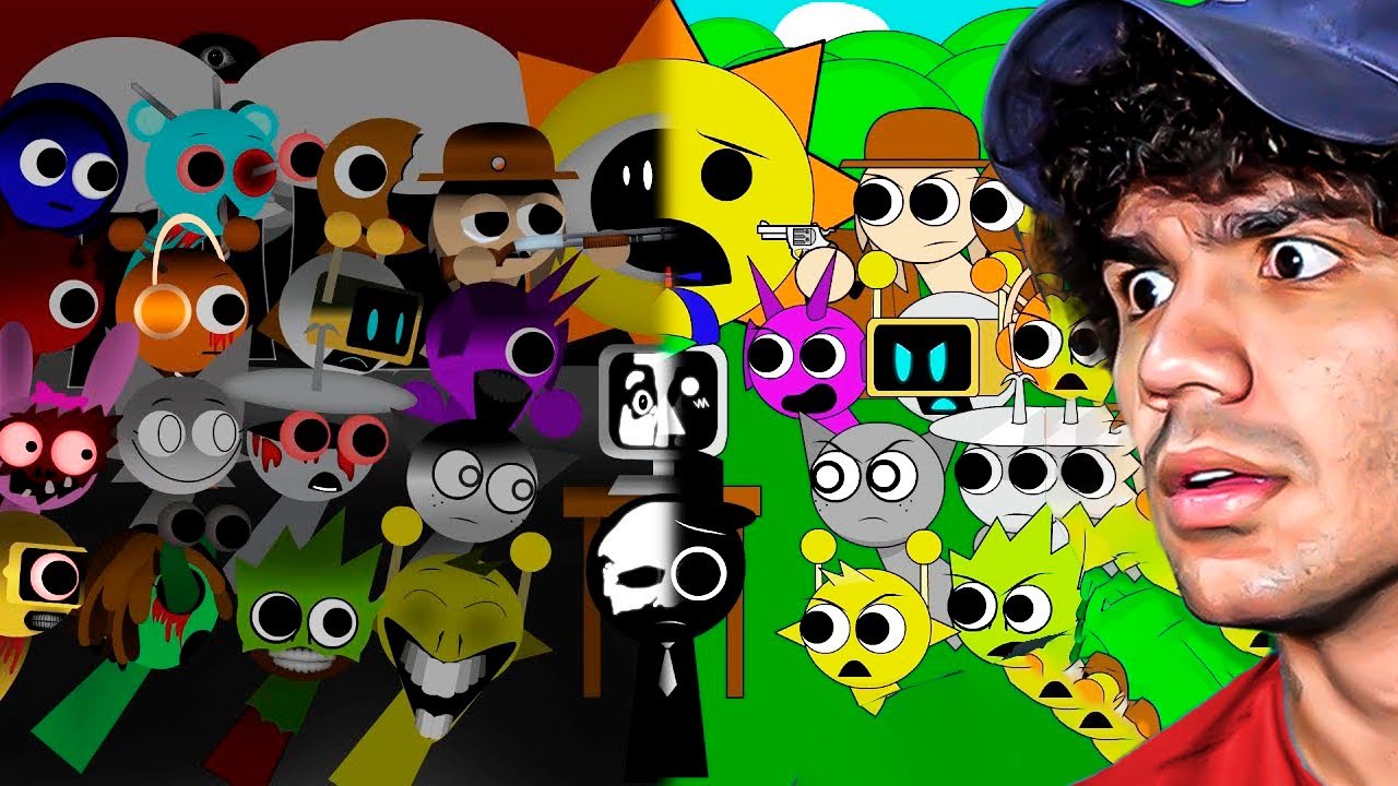 A MELHOR animação de terror do Sprunki... (House of Horrors Série Completa)