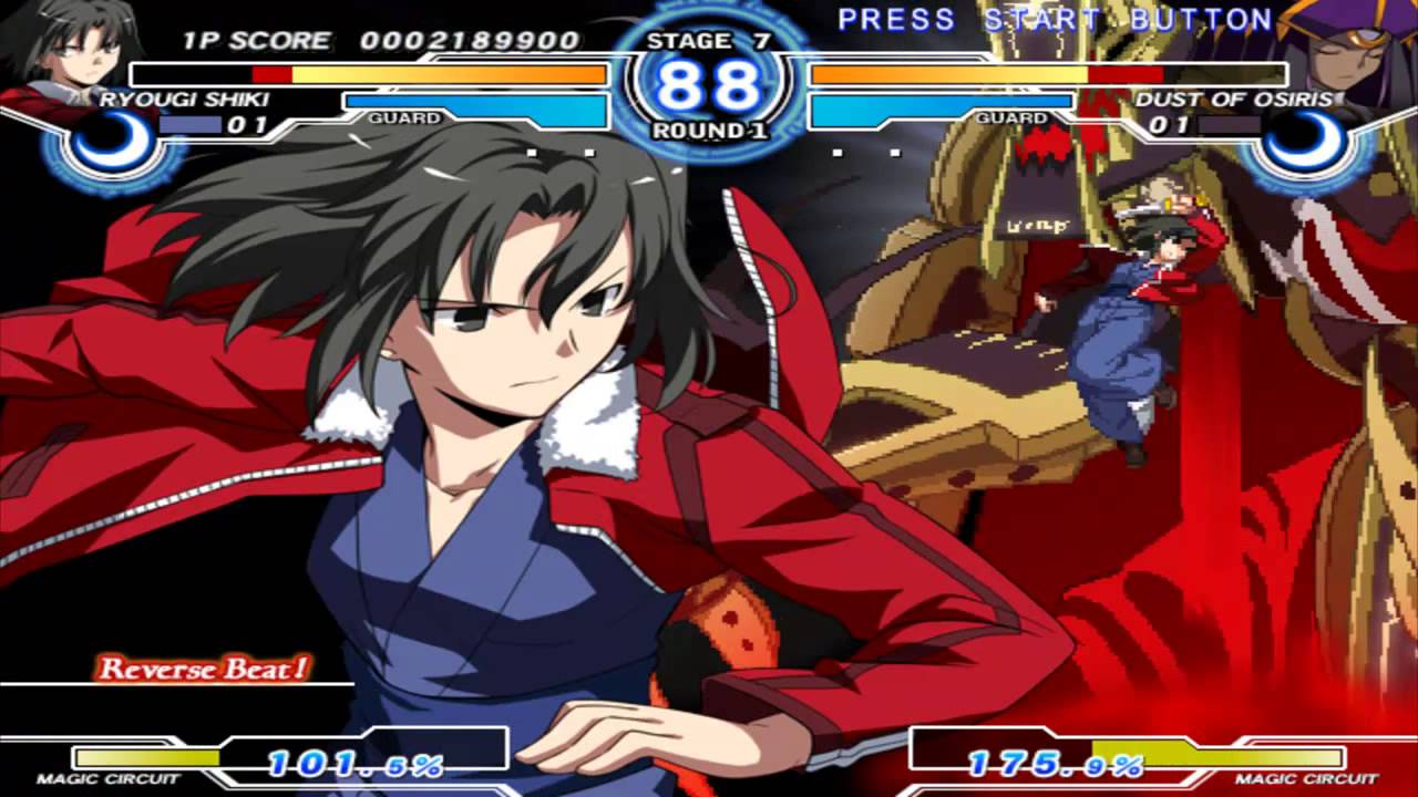 Ryougi, Shiki, Melty, Blood, Actress, Again, Current, Code, Arcade, Mode, P...