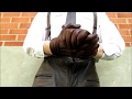 Fratelli orsini dress brown leather gloves