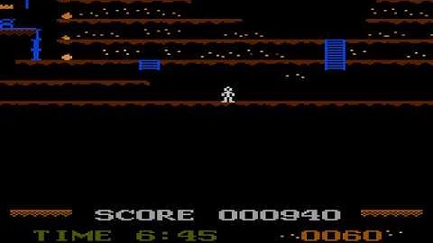 Atari 8-bit/5200 Mountain King (K-Byte / CBS Electronics) - Easter egg alternative method