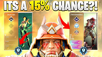 The 15% Chance you ACTUALLY get a GOOD team SOLO Queuing In Diamond Ranked.. (Apex Legends Season 8)