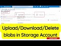 Upload, Download, Delete blobs in a Storage Account Mp3 Song
