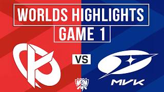 KC vs MVK Highlights Spiel 1 | Worlds 2026 Play-in | Karmine Corp vs MVK Esports