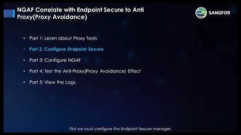 NGAF Correlates with Endpoint Secure to Anti Proxy (Proxy Avoidance)