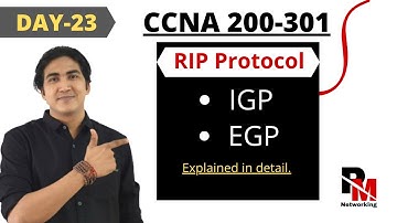 FREE CCNA 200-301 | DAY-23 | RIP(Routing information protocol) | IGP | EGP | RIPv1 | RIPv2 | Timer |