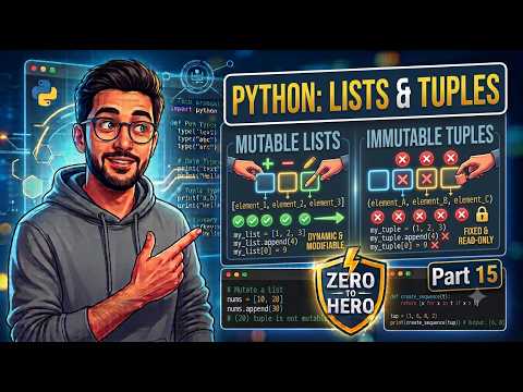 Lists and Tuples in Python | Zero to Hero (Part 15)