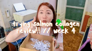 [giveaway announcement] medicaorganics salmon collagen review update // week 4