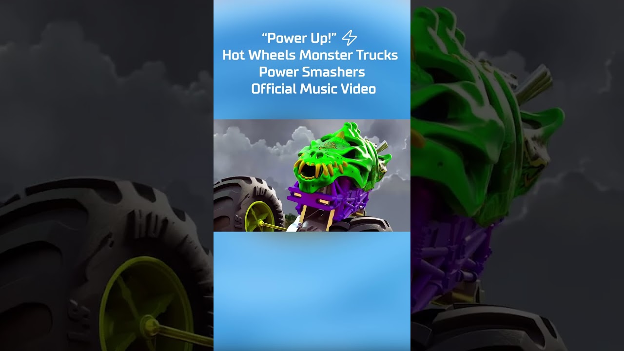 “Power Up!” ⚡ | Hot Wheels Monster Trucks Power Smashers Official Music Video