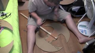 Making a Cardboard Gladiator Costume: Battle Axe