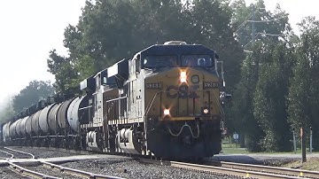 CSX ES40DC 5268 w/ Nice K5H Leads Manifest Q582-06 on 10/8/21