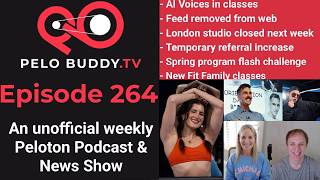 Pelo Buddy TV 264 - AI Voices in Peloton classes, Feed removed on Web, Referral Program Increase