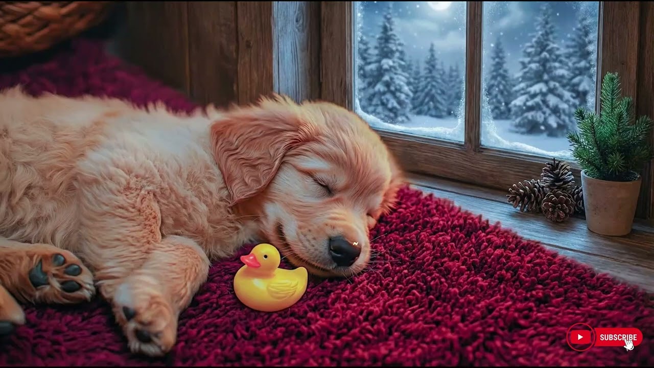 12 Hours Gentle Sleep Music for Dogs 🎵 Deep Relaxation Therapy 🐶 Separation Anxiety Aid 💤