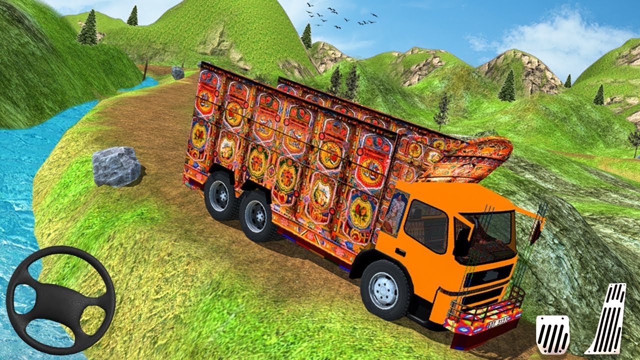 Indian Cargo Truck Driver Simulator - Offroad Transport Driving - Android Gameplay