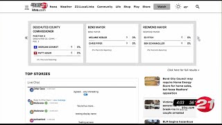 KTVZ.COM has many features to track the results