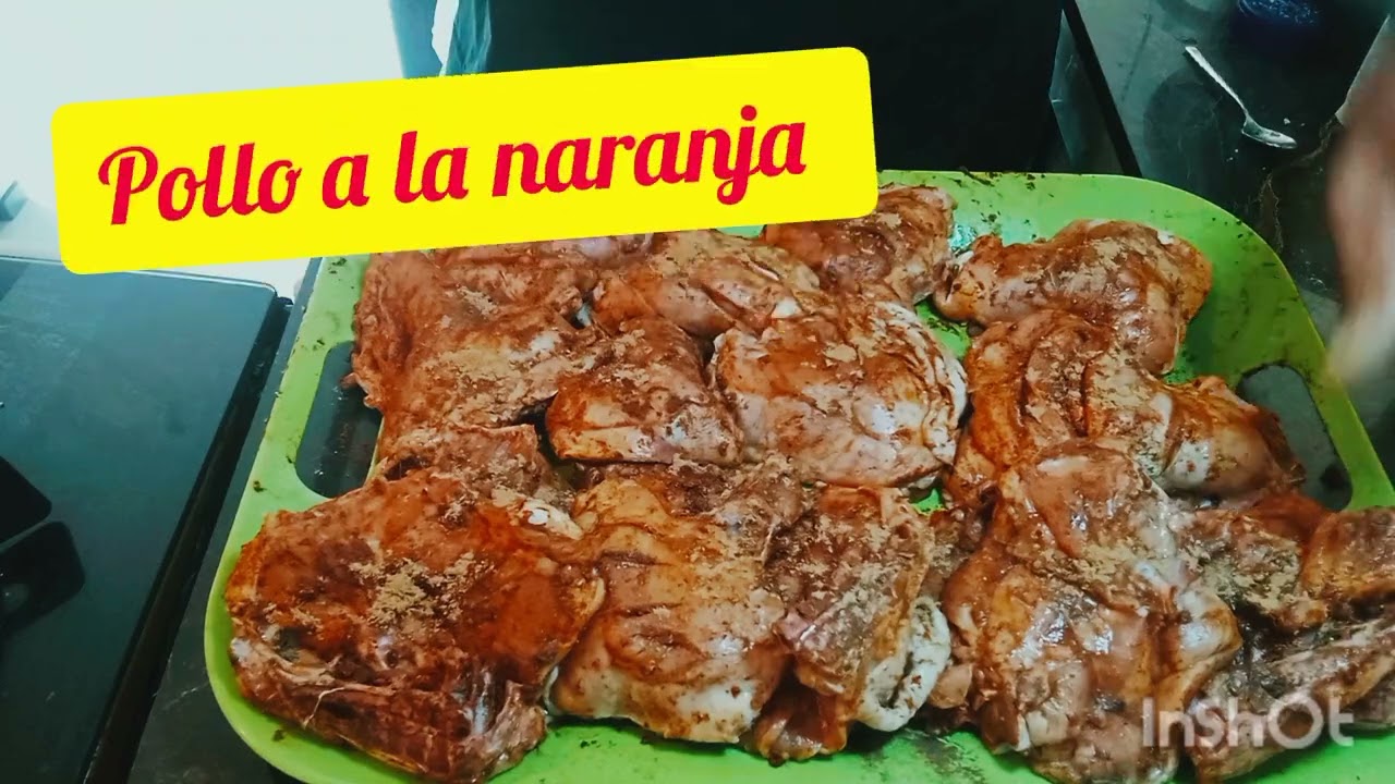 Pollo a la naranja 