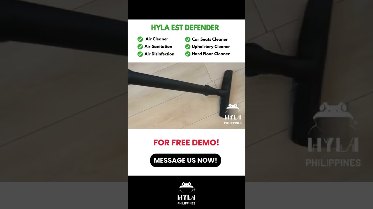 𝗛𝗬𝗟𝗔 𝗘𝗦𝗧 𝗗𝗘𝗙𝗘𝗡𝗗𝗘𝗥‼️#hyla #cleaning #hylaaera  #hylaairpurifier #floorclean #hylaphilippines