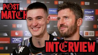 Download Lagu Sesko, Amad \u0026 Carrick React To Victory 🤝 | Man Utd v Fulham MP3